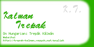 kalman trepak business card