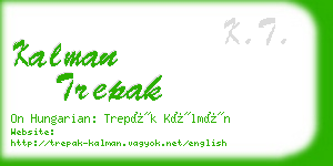 kalman trepak business card